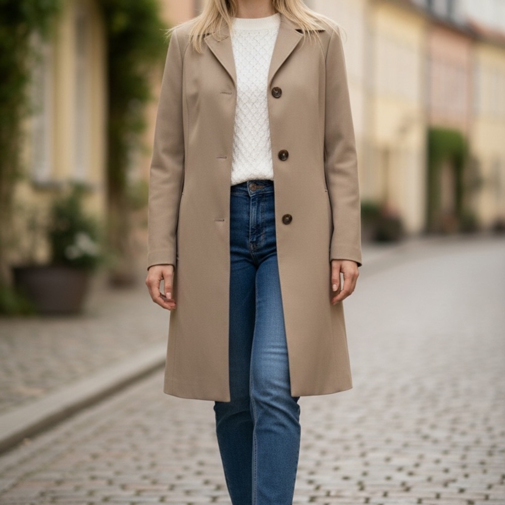 Calvin Klein Taupe Coat